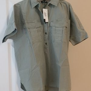NWT Olive J. Crew popover utility shirt